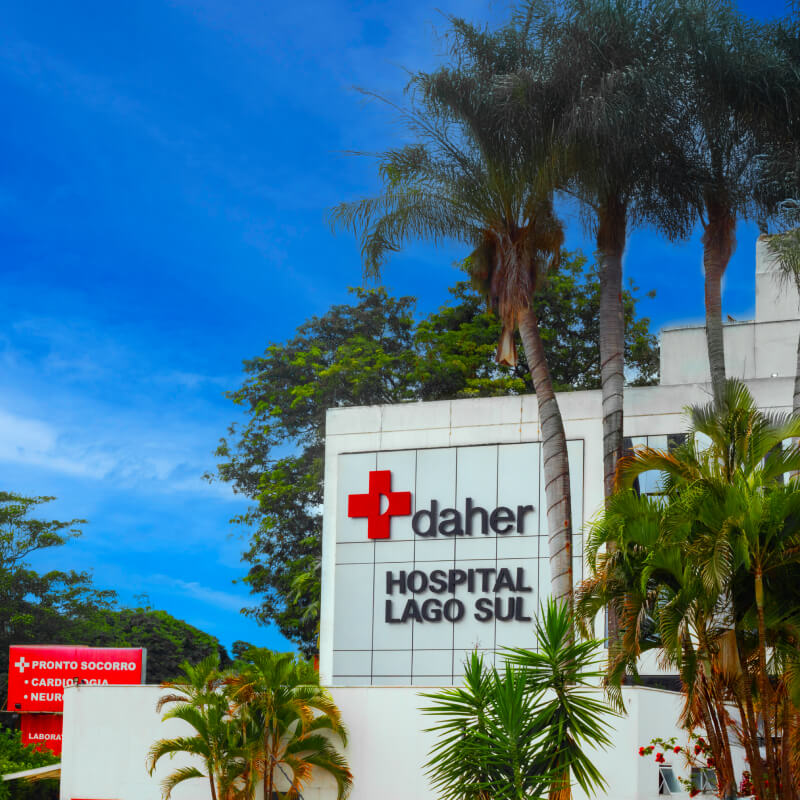 Fachada do Hospital Daher