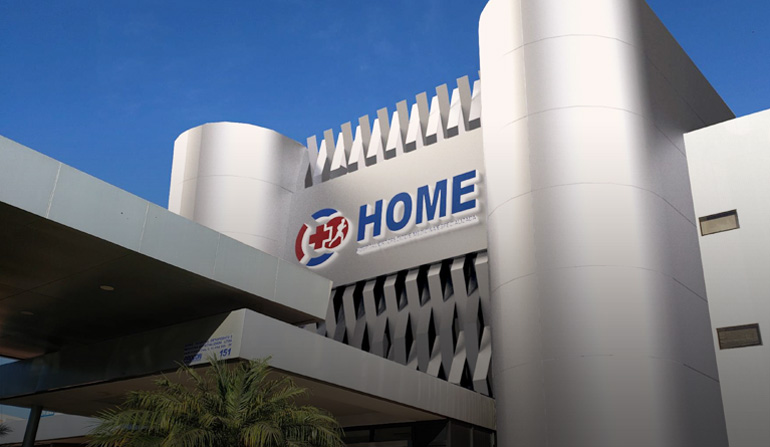 Fachada do Hospital HOME