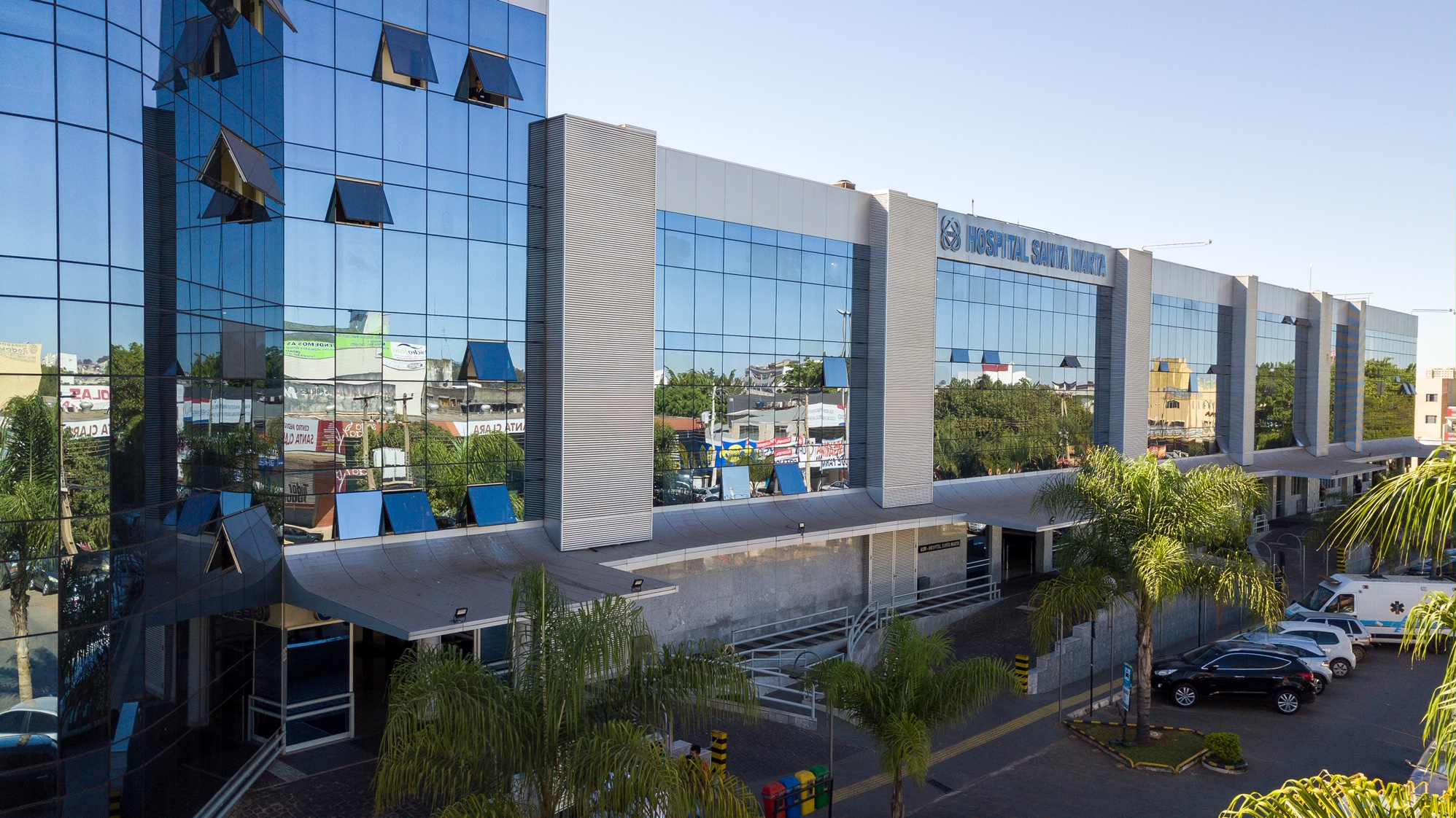 Fachada do Hospital Santa Marta